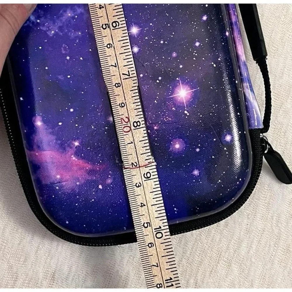 Galaxy Print Hard Shell‎ Nintendo Switch Travel Case Zipper Pouch